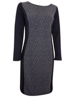 Black Panelled Shift Dress
