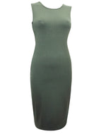 Ribbed Midi Dress