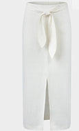 Linen Midi Skirt