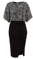 Black Contrast Dress