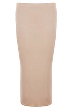 Camel Midi Skirt