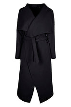 House of Kuku Draped Collar Coat