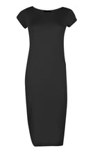 Cap Sleeve Bodycon Midi Dress