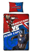 Captain America Single Duvet Cover Set