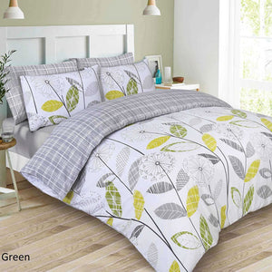 Grey Printed Duvet Cover Set