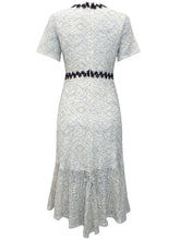 Elegant Lace Cream Midi Dress