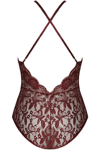 Lace Cross Back Bodysuit