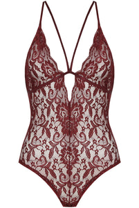 Lace Cross Back Bodysuit