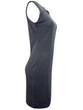 Grey Sleeveless Shift Dress