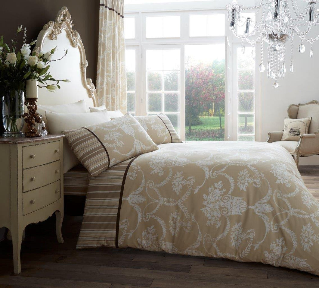 Natural Tan Duvet Cover Set