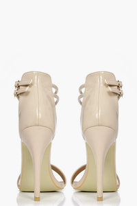 Nude Double Ankle Band Heels