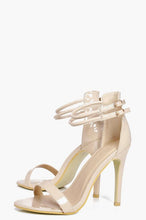 Nude Double Ankle Band Heels
