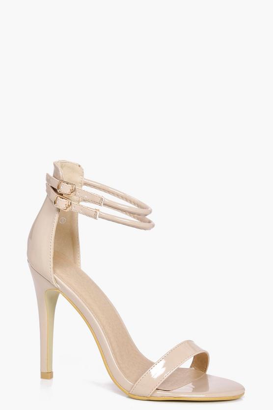 Nude Double Ankle Band Heels