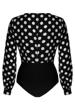 Polka Dot Cross Over Bodysuit