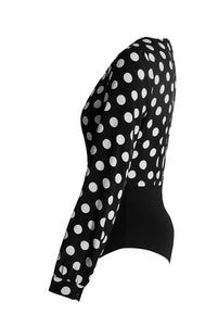 Polka Dot Cross Over Bodysuit
