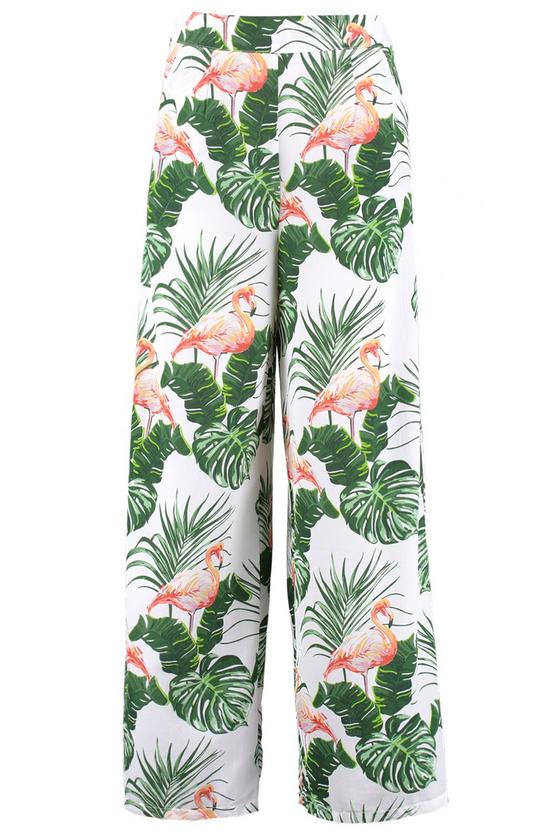 Print Wide Leg Trousers