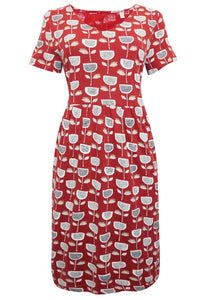 Classic Tulip Brushed Dress
