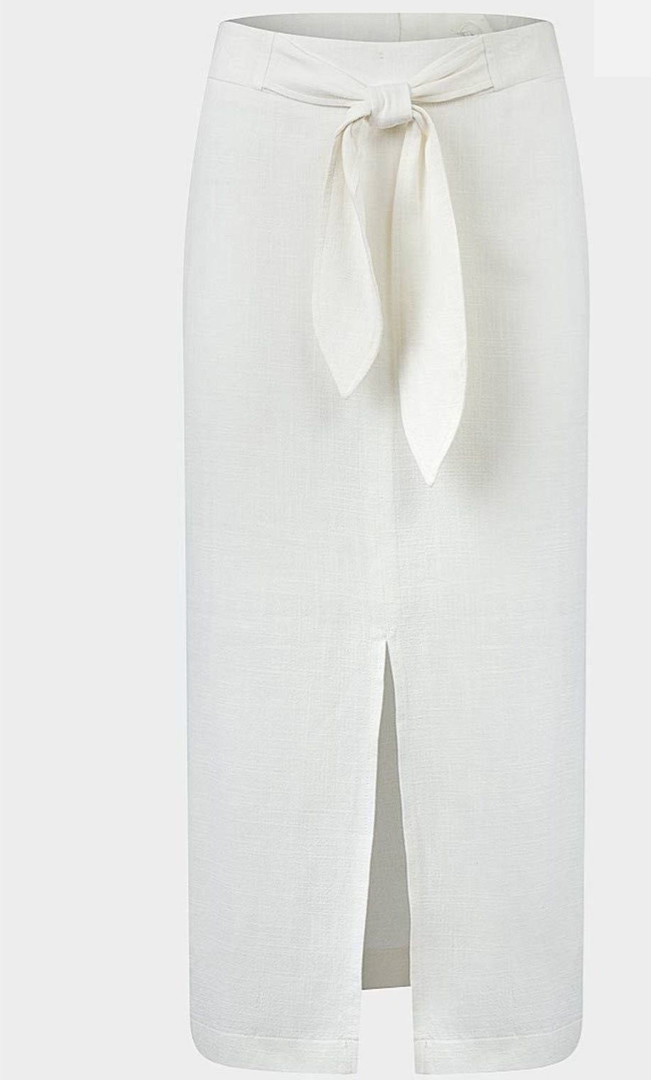 Linen Midi Skirt