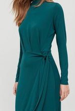 Emerald Green Wrap Dress