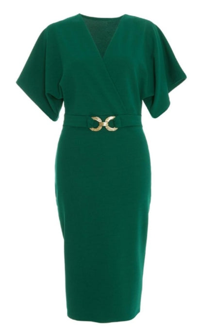 Green Wrap Dress