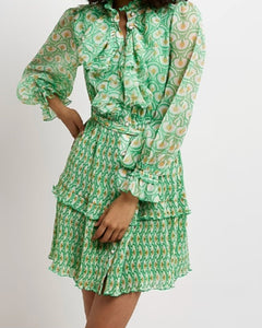 Green Frill Dress