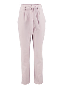 Tie Waist Tailored Slim Fit Trousers