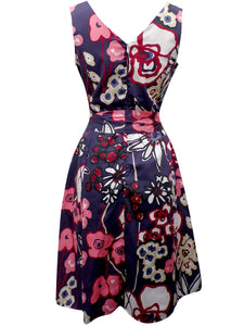Vintage Printed Dress