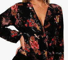 Wrap Over Printed Bodysuit